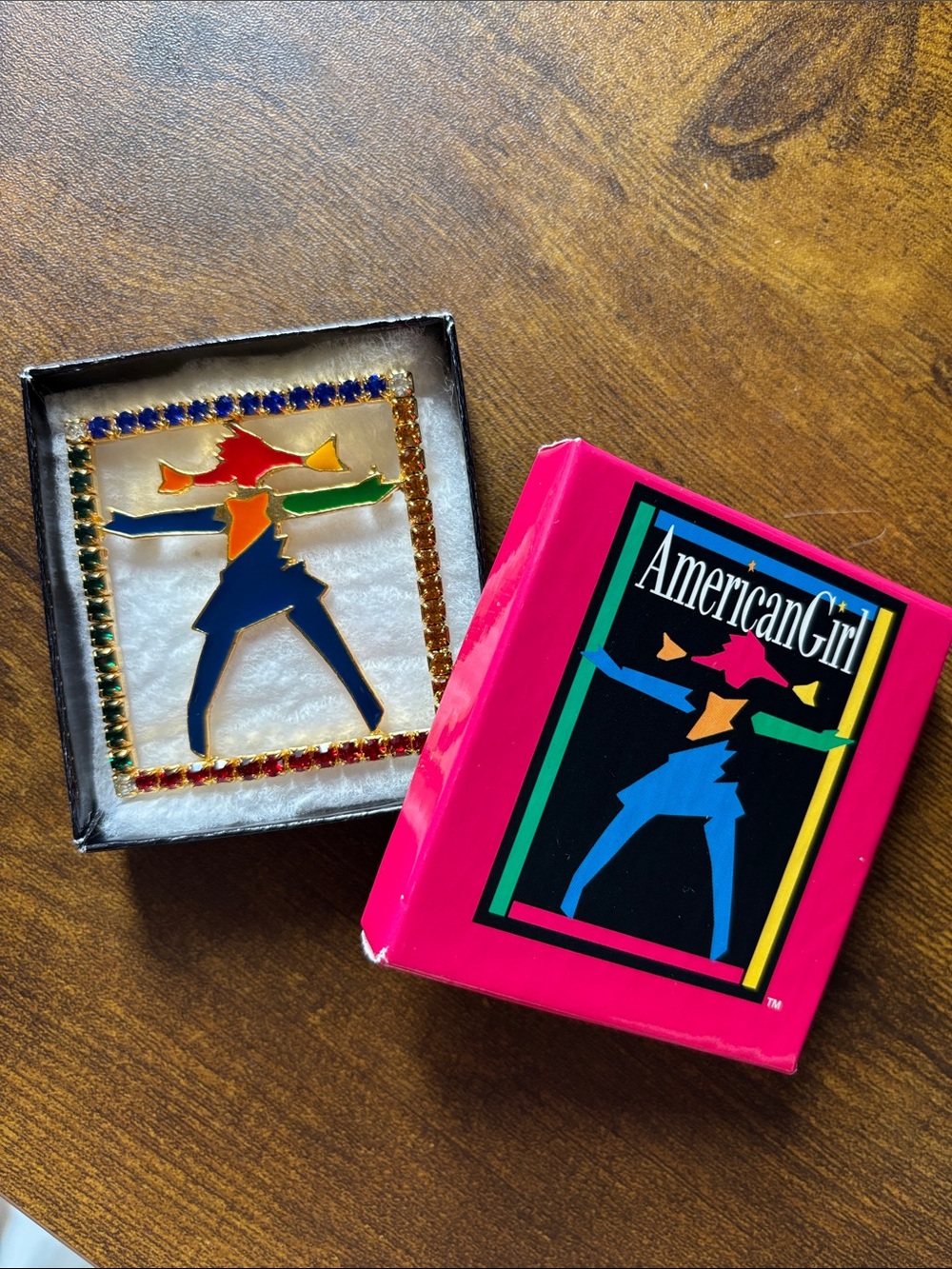 Vintage Pleasant Company American Girl Today Dancing Girl Brooch Pin